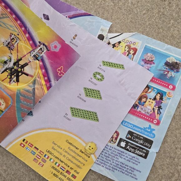 LEGO Friends 41127 Amusement Park Arcade 100% Complete Set w/ Manual & Mini Doll - Picture 12 of 13